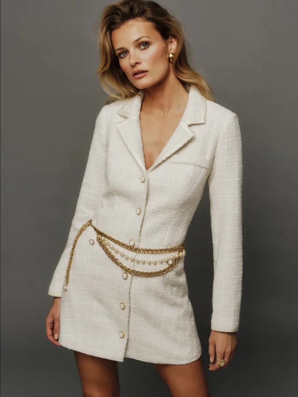 BNWT REFORMATION Jolie dress in ivory 12